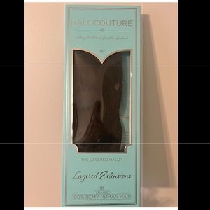 Halo couture hair extensions